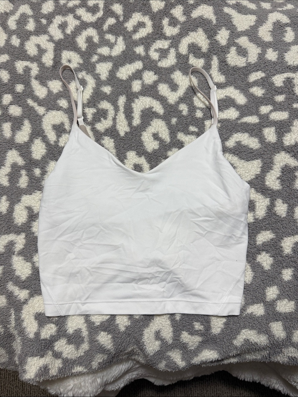 lululemon athletica White Seamless Crop Camisole